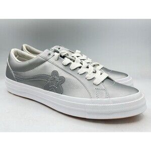 Golf Le Fleur x Converse One Star Ox 3M Metallic Silver Ox Men’s Size 12